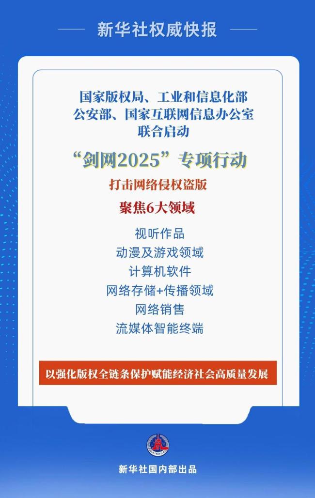 4部门将打击网络侵权盗版